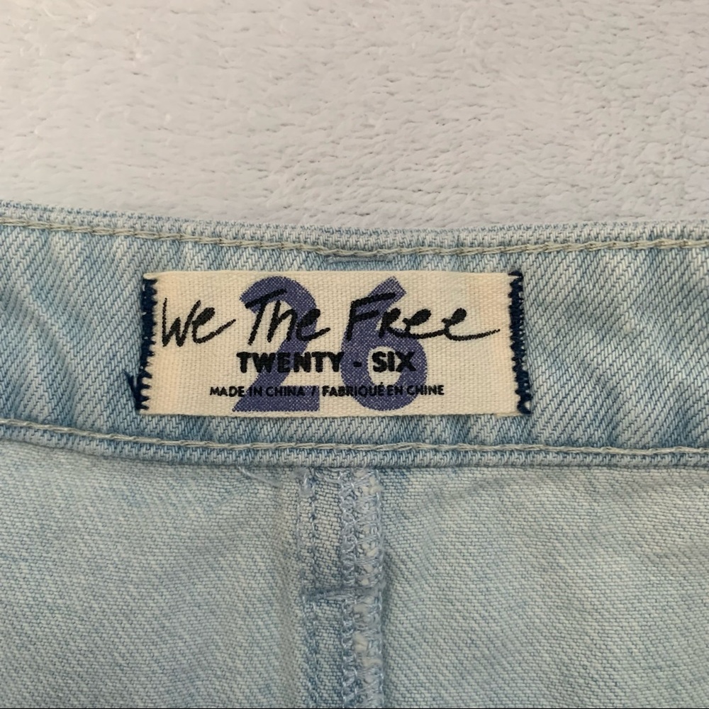 Free People Light Wash Denim Skirt - Picture 8 of 9